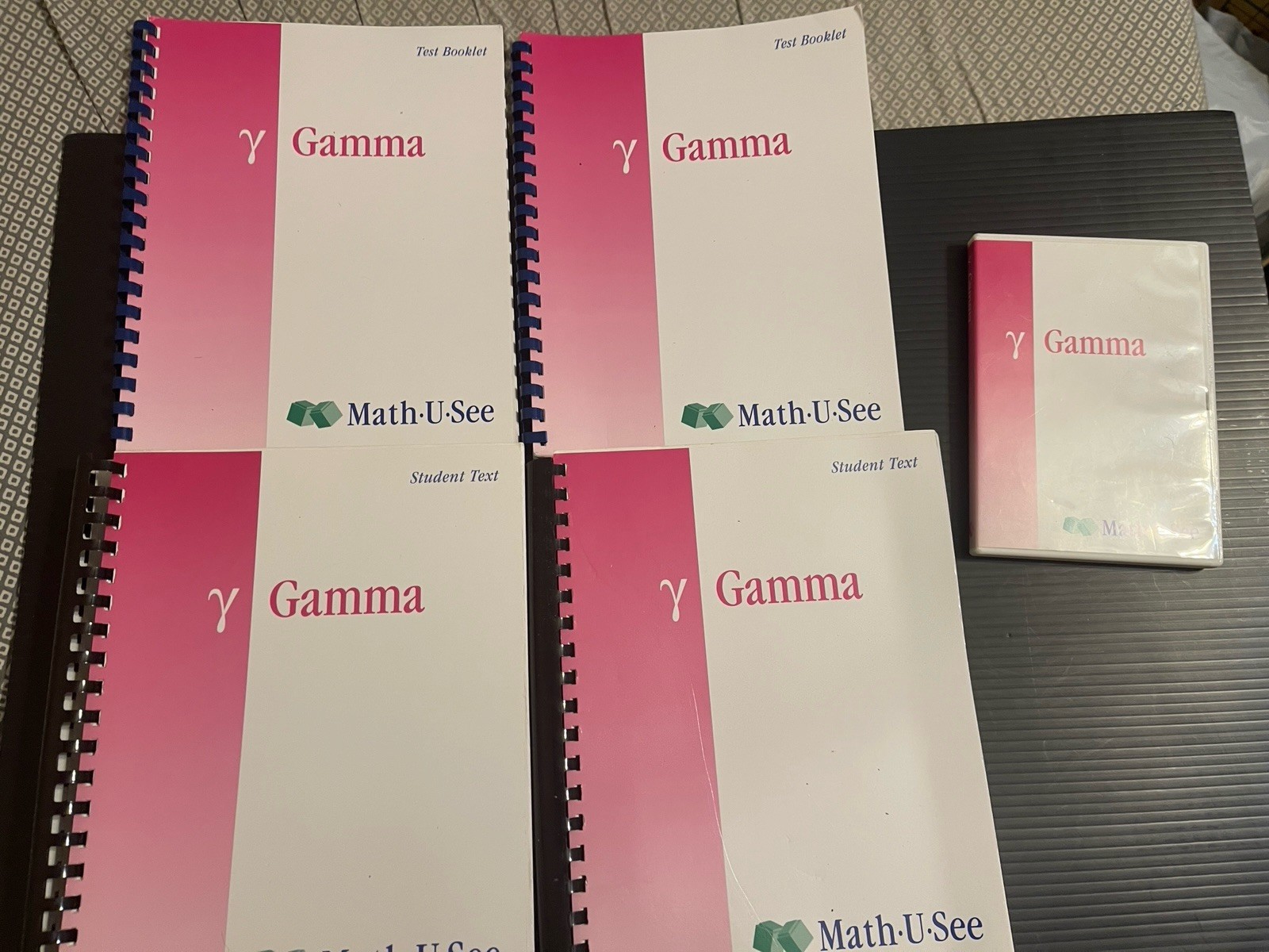 math u see gamma books and DVD and blocks