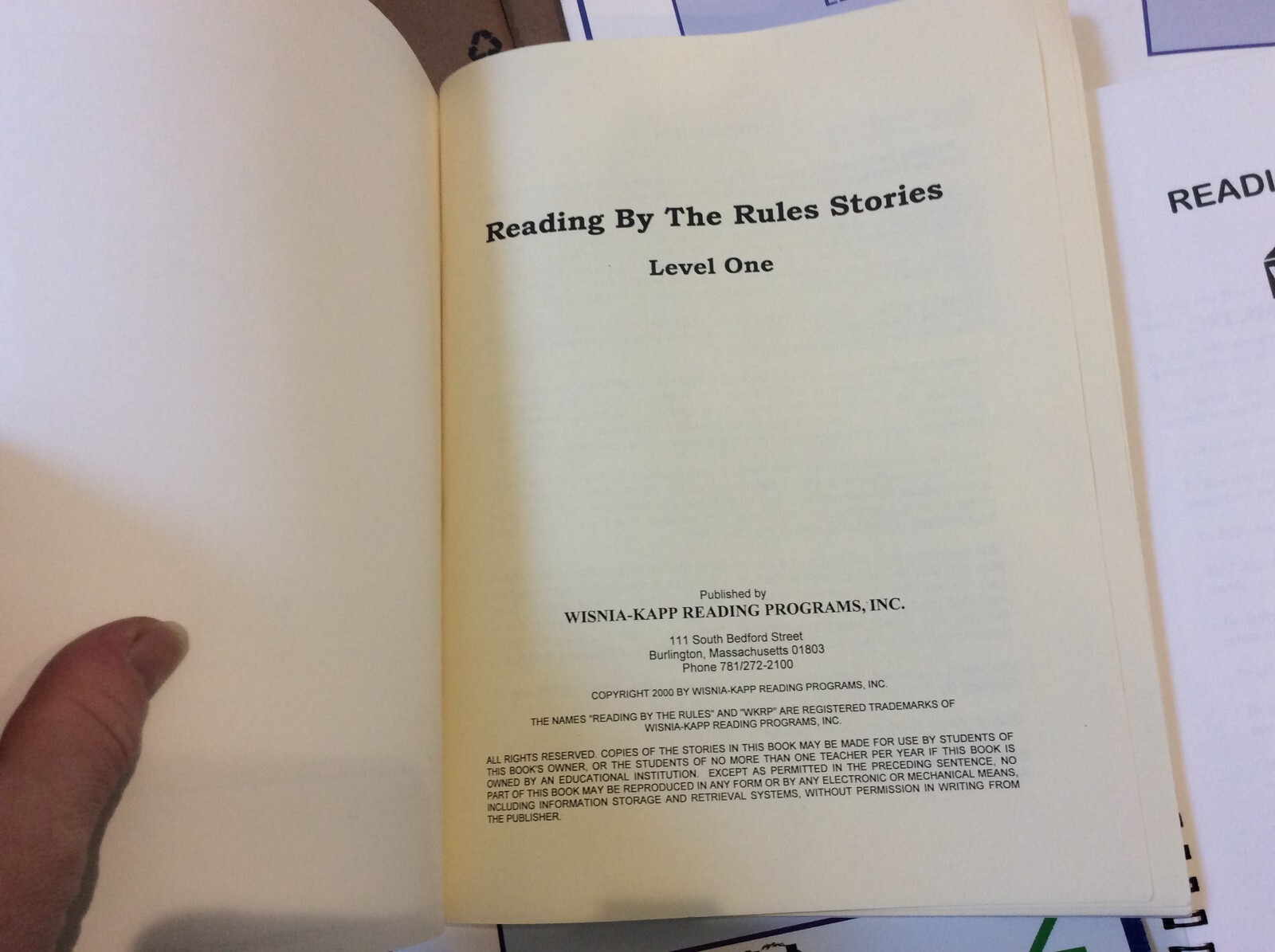 Reading by the Rules Sound Segmentation Vol 1/2 and Stories Vol 1-3 and Cards