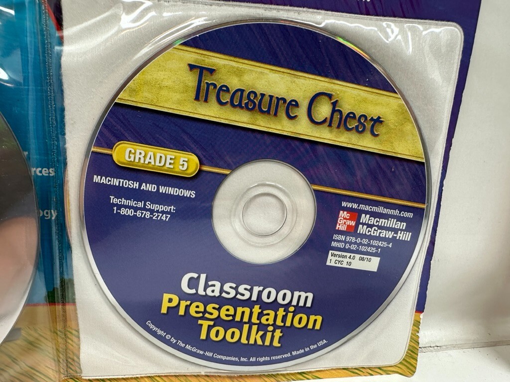 Texas Treasures Chest Classroom Presentation Toolkit Grade 5 CD Homeschool