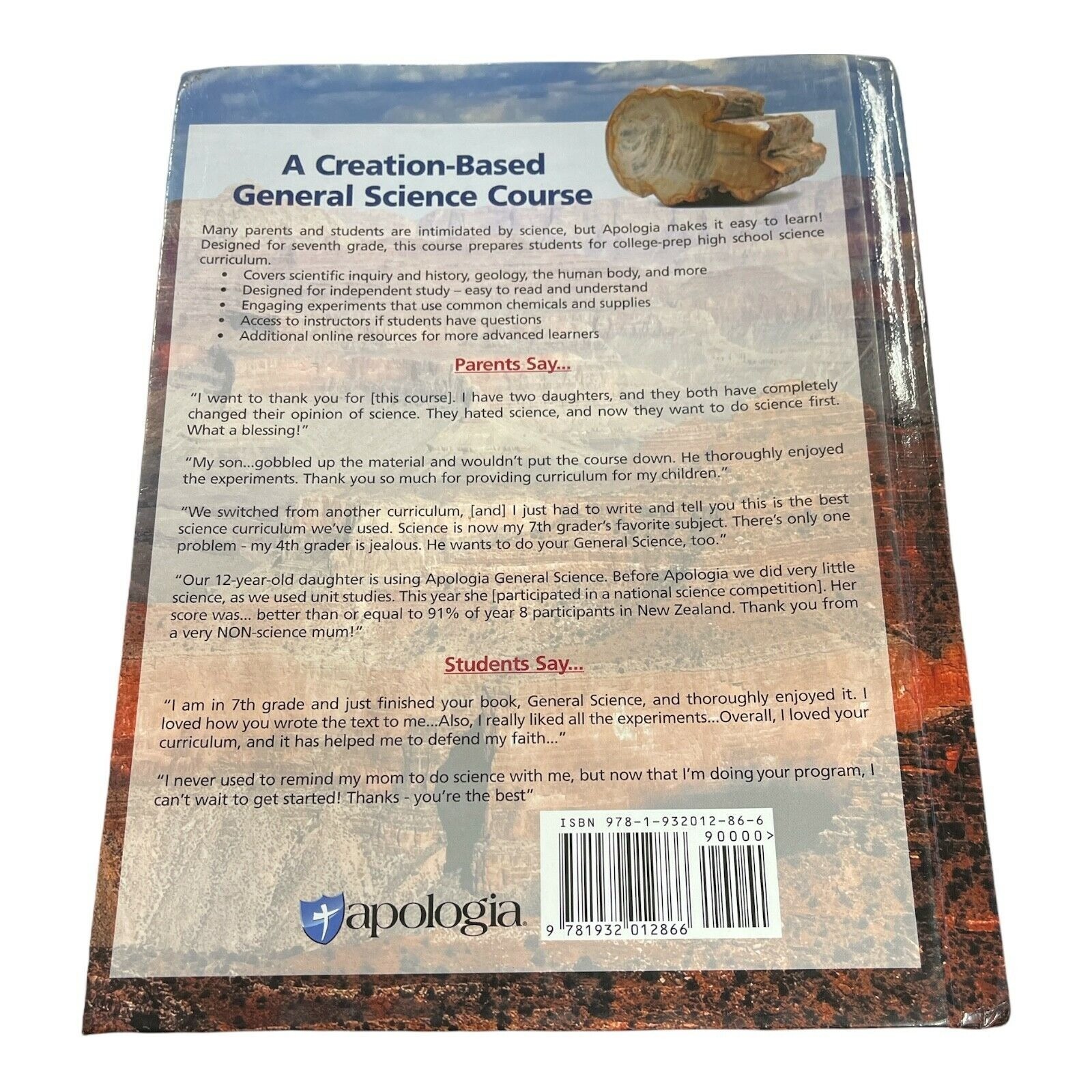 Exploring Creation with General Science 2nd Ed Homeschool Apologia Educational