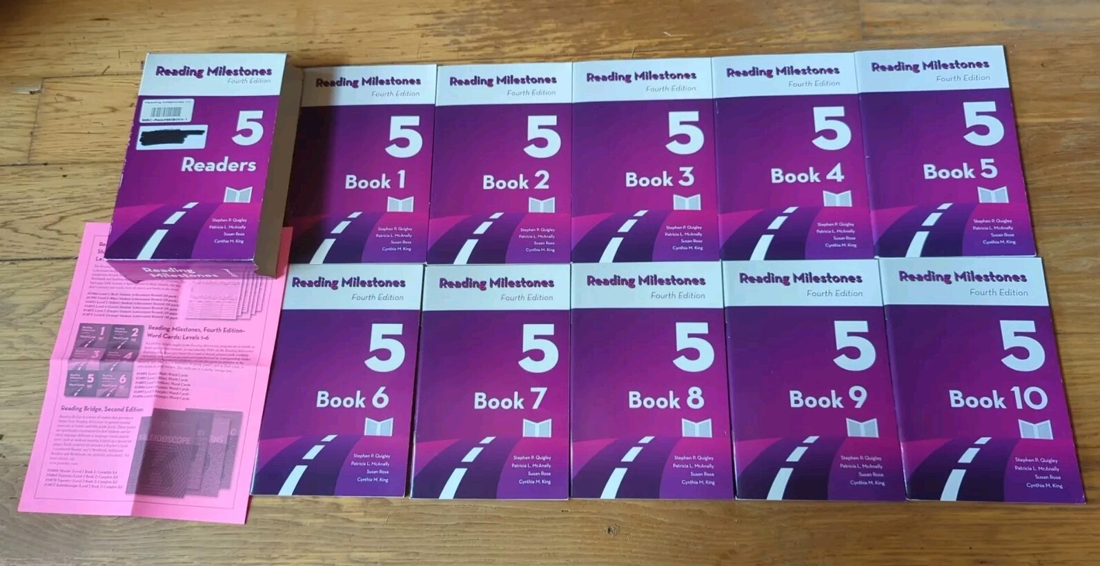 Reading Milestones Fourth Edition Level 1 – 6 Readers: Complete Sets-except Blue