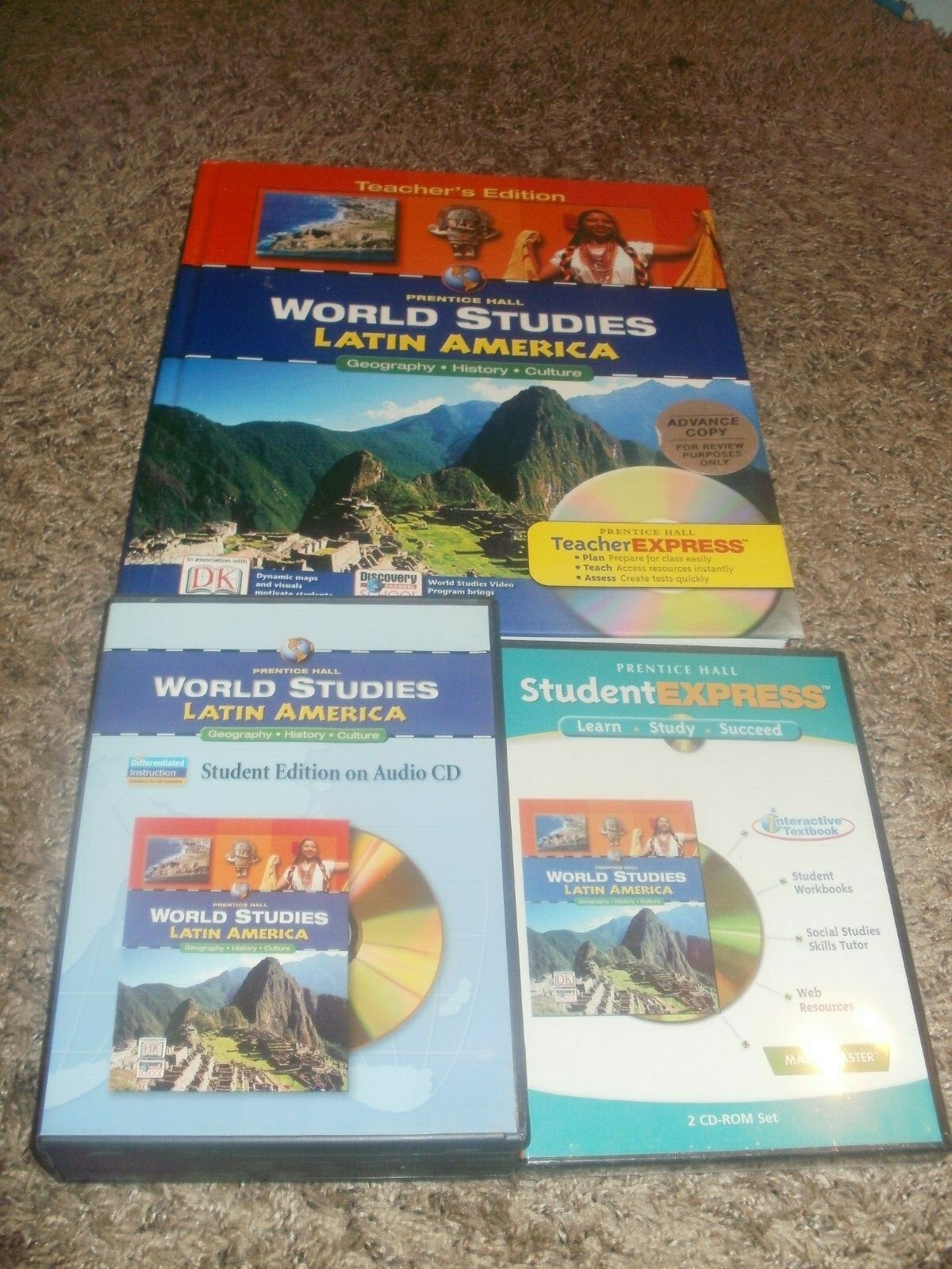 Prentice Hall World Studies LATIN AMERICA Teacher Edition Student Express Audio