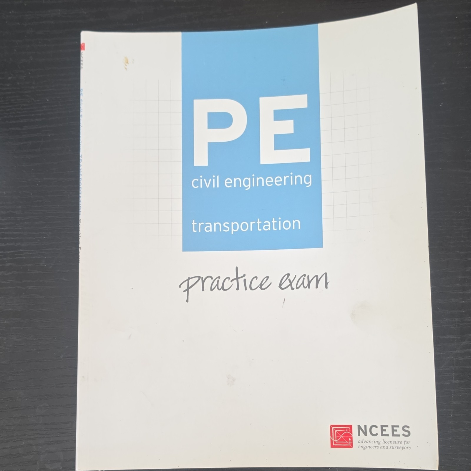 NCEES PE Civil Engineering Transportation Practice Exam Paperback Book