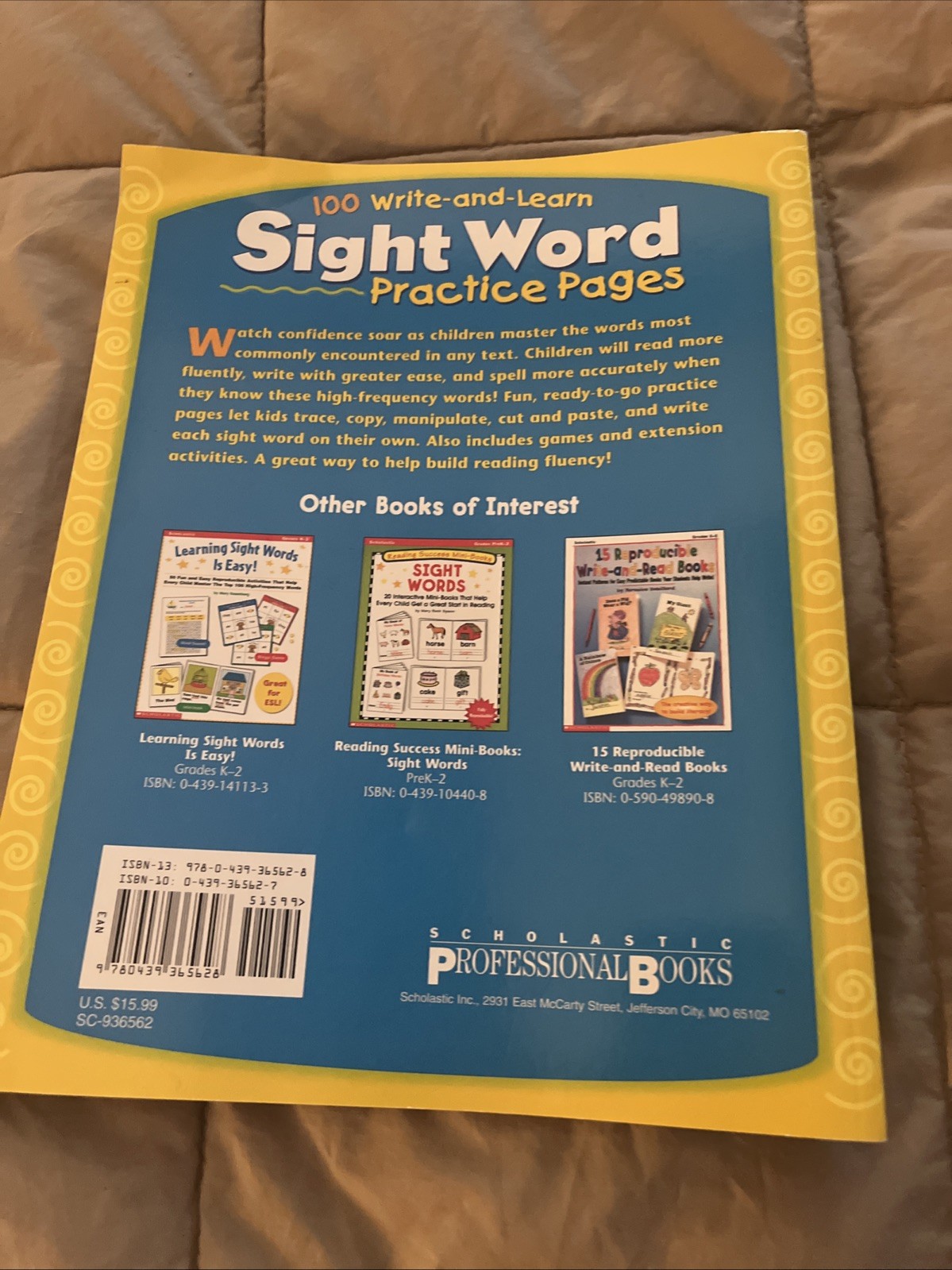 NEW 100 Write-and-Learn Sight Word Practice Pages (Grades K – 2nd)