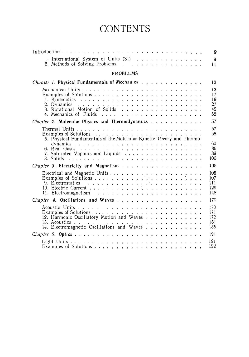 Problems In General Physics by V. S. Wolkenstein larger print loose leaf