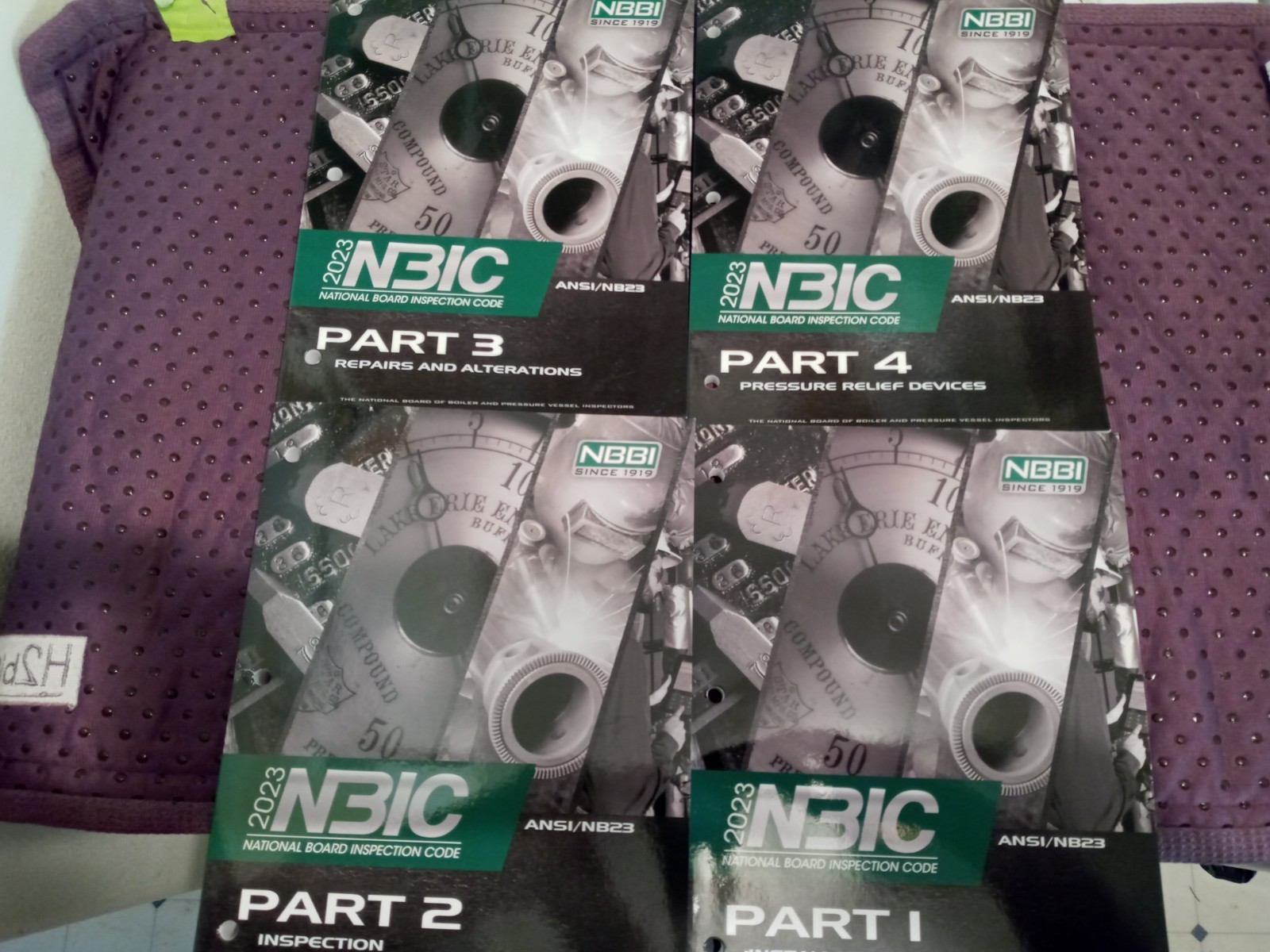 National Board Inspection Code 2023 Edition Paperback full Brand New set