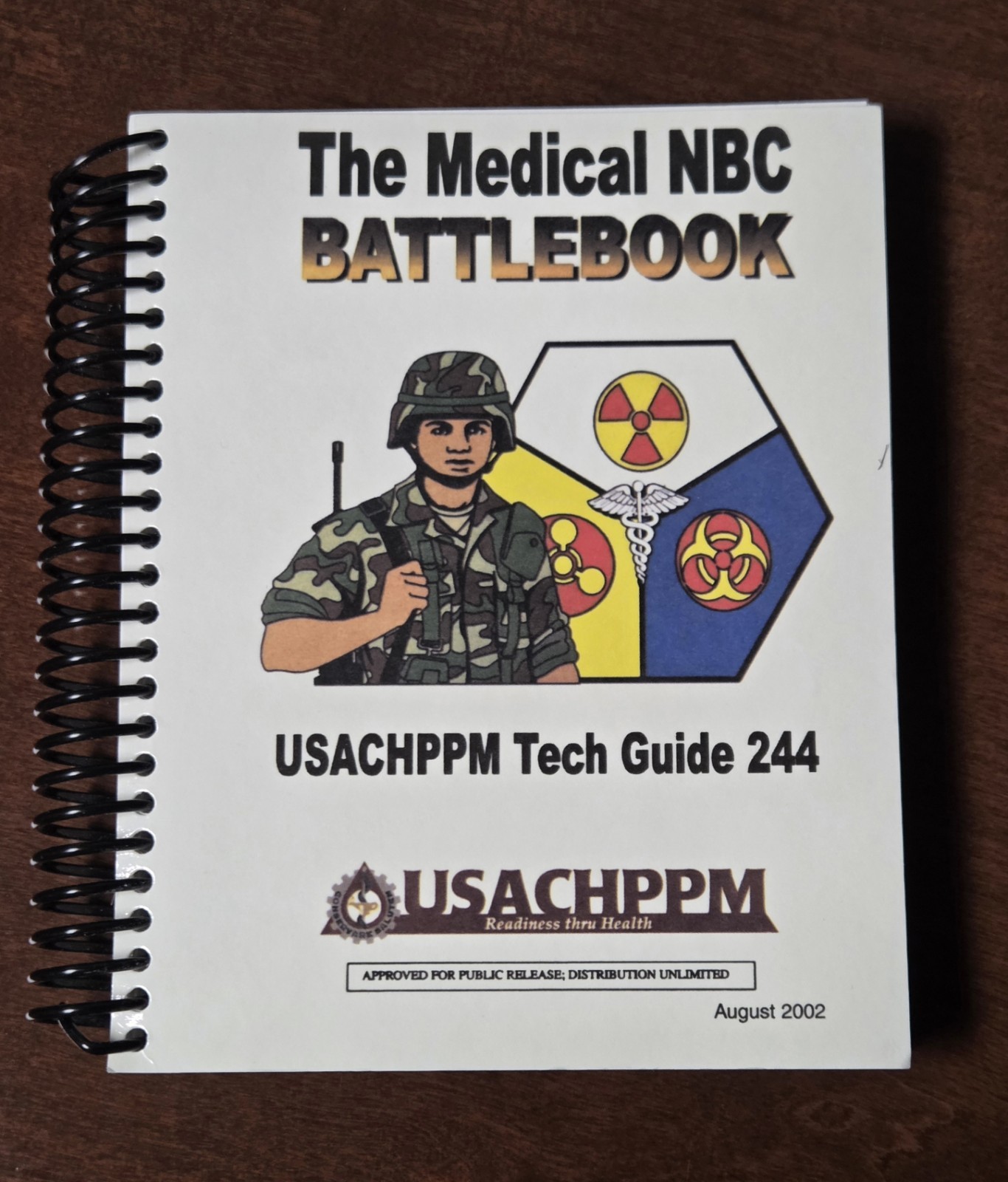The Medical NBC Battlebook, USACHPPM Tech Guide 244, Army Spiral Manual, 2002