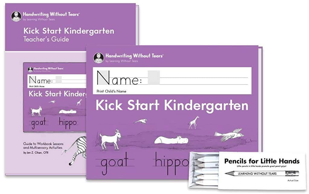 Kindergarten Printing Bundle for Age 5+, Pre-K, Student Workbook & Teacher’s Gui
