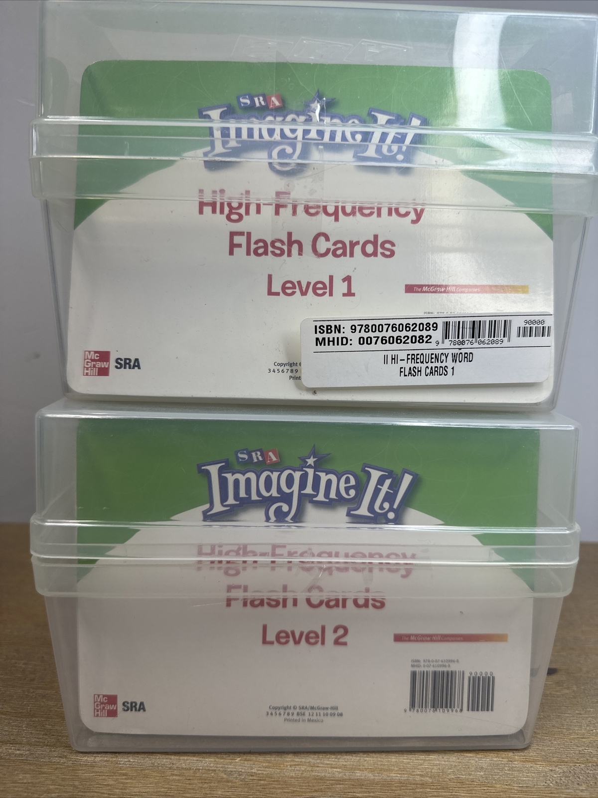 Imagine It! High Frequency Word Flash Cards Level 1 & Level 2 Boxed Set McGraw