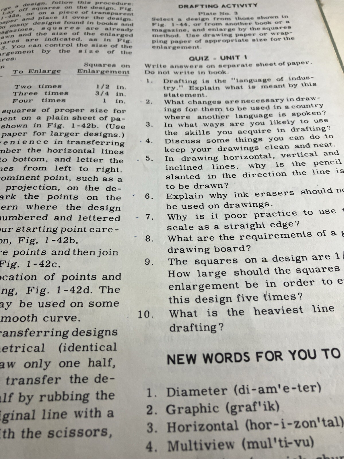 Vtg 1968 DRAFTING Walter C. Brown Goodheart-Willcox Co