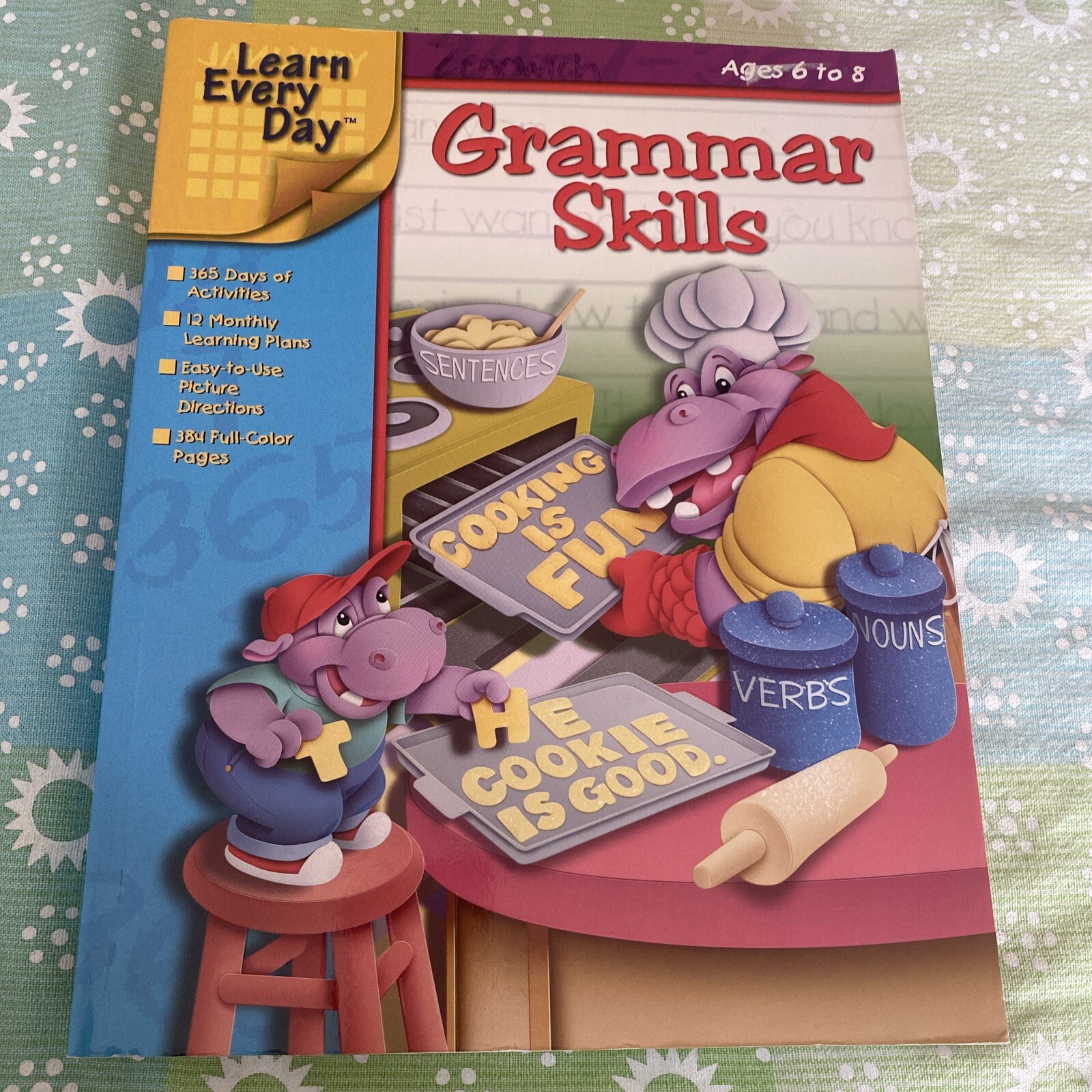 Learn Everyday: Grammar Skills (Worbook) Ages 6 to 8