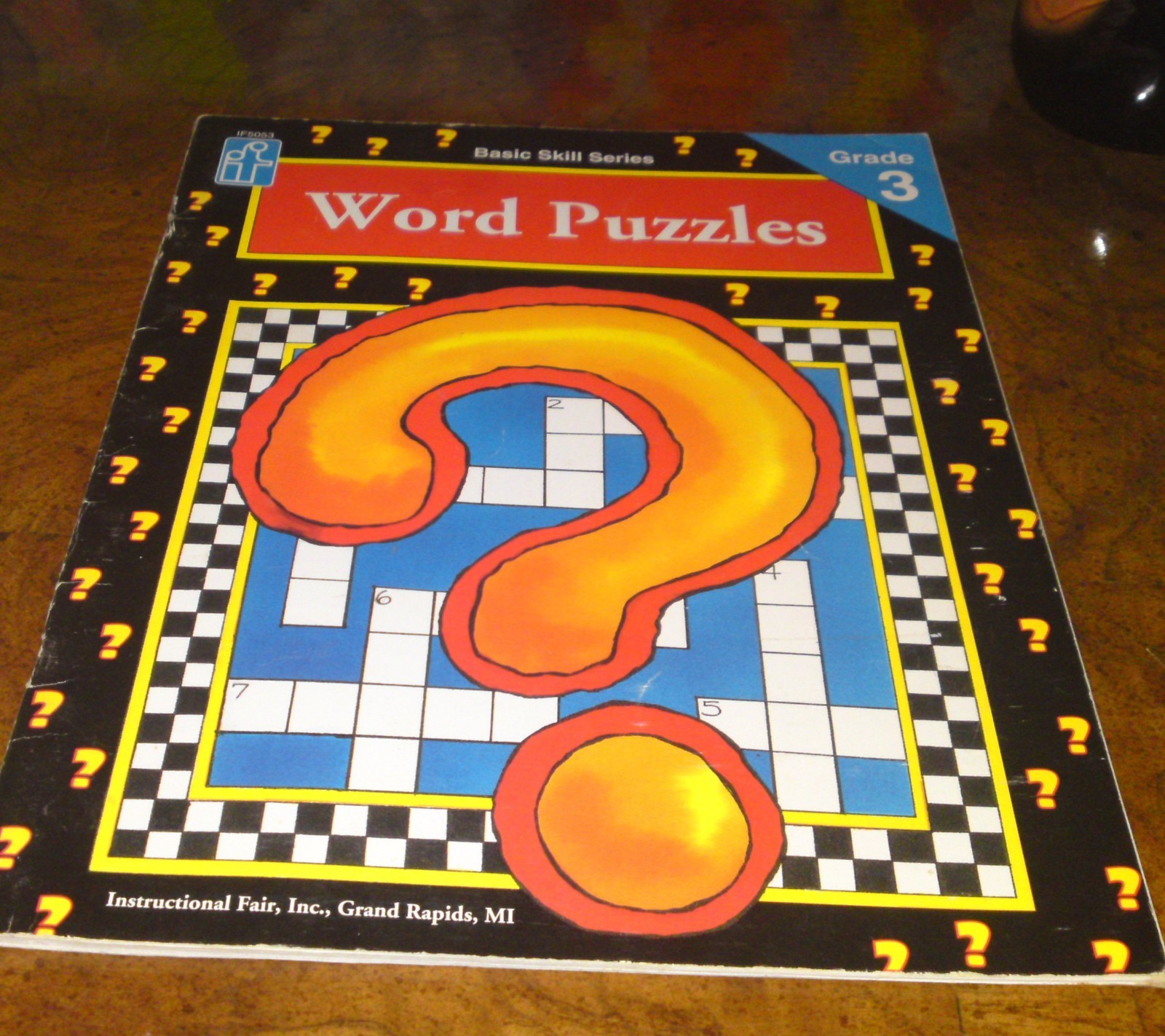Basic Skill Series Word Puzzles Grade 3 Workbook Vocabulary Homeschool