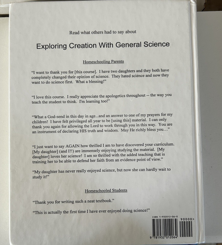 Exploring Creation with General Science 1st and 2nd Edition Set Lot
