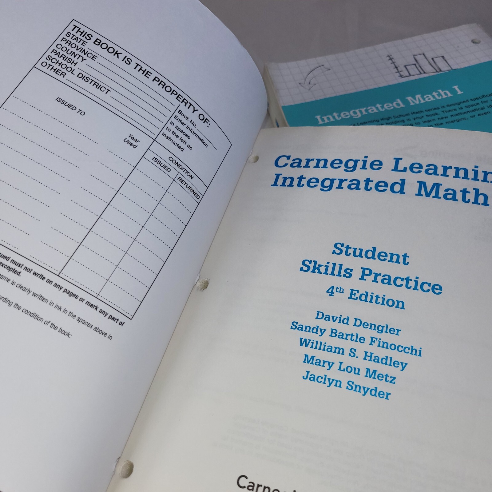 Carnegie Learning Integrated Math 4th Edition Student Pratice & Test Homeschool