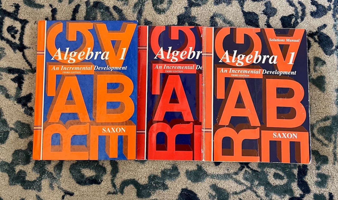 Saxon Algebra I Books