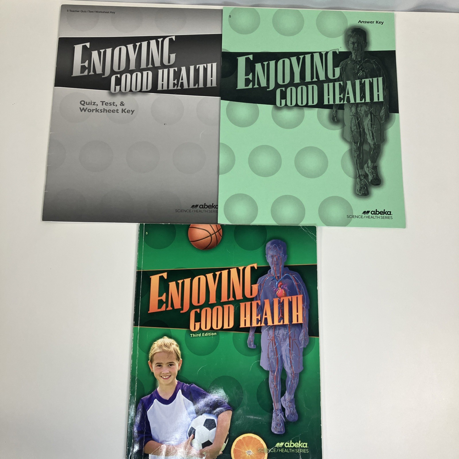 Abeka Enjoying Good Health 3rd Edition Student Text & Quiz/Tests Answer Key