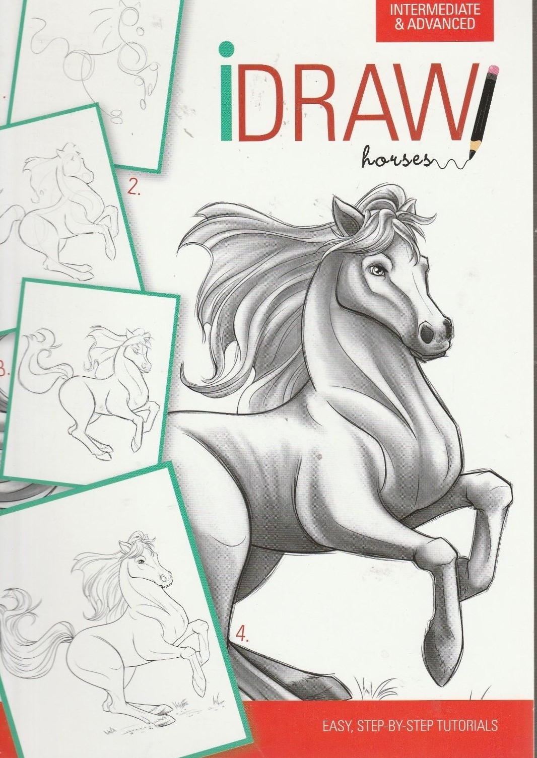 I Draw Idraw Horses Intermediate & Advanced Easy Step By Step Tutorials New