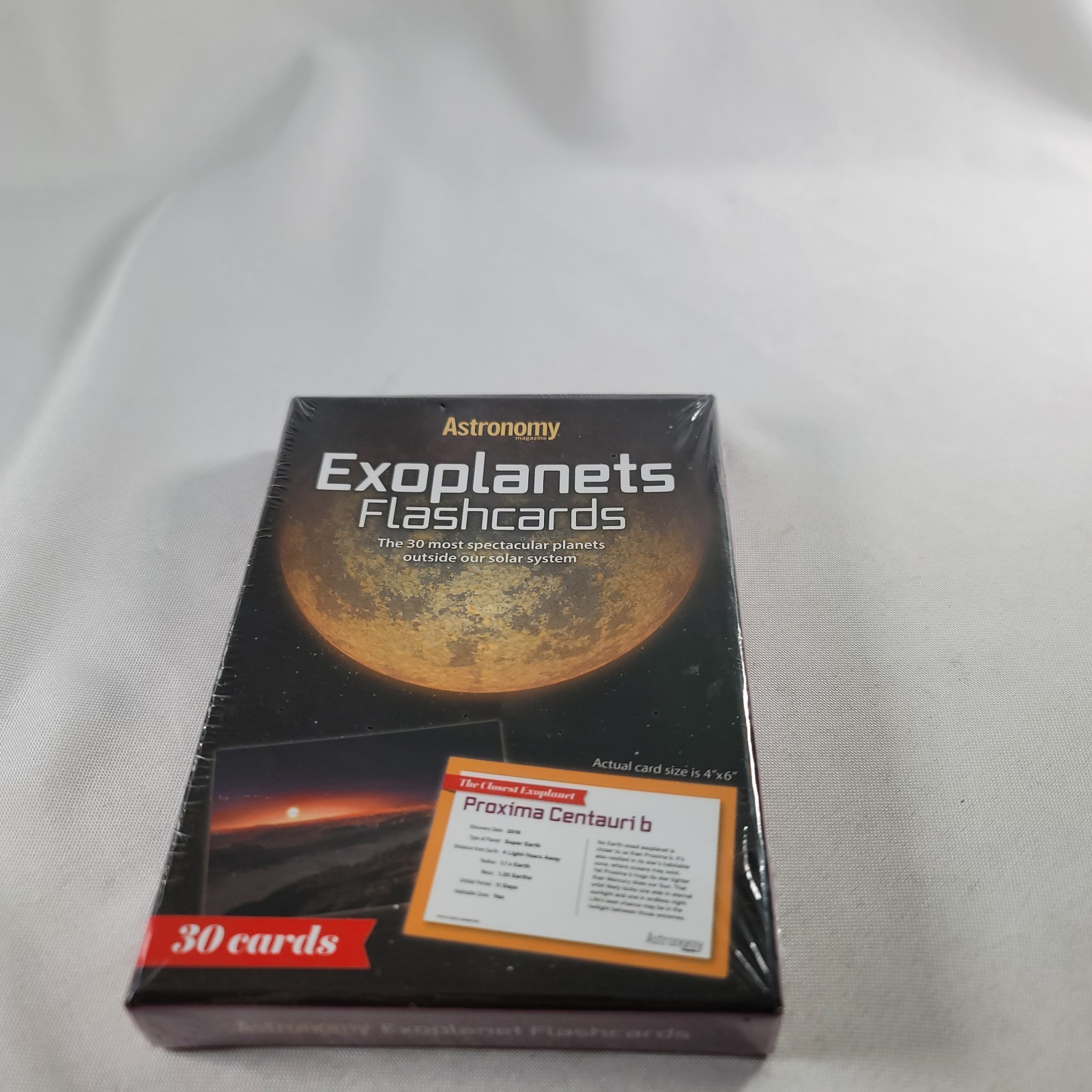 NEW/SEALED Astronomy Magazine «Exoplanets Flashcards» w 30 Cards sz 4″ x 6″