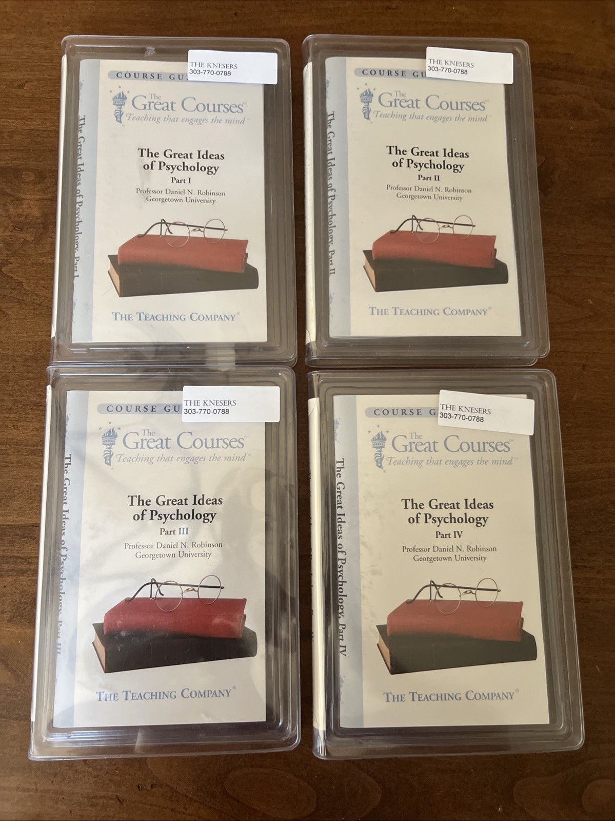 Great Courses: The Teaching Company – The Great Ideas of Psychology – 8 DVD Set!