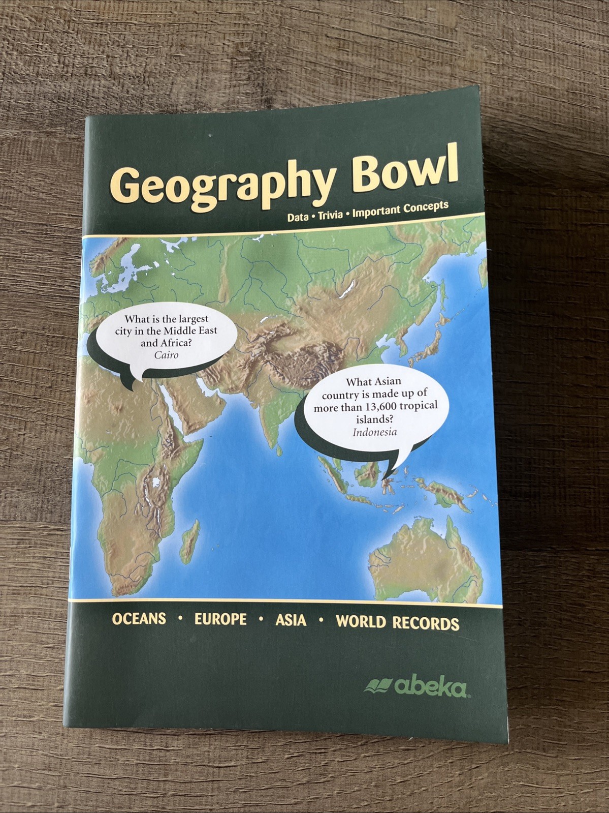 Abeka Bowl Geography Data Trivia Quiz Team, 5th – 8th Grade NEW