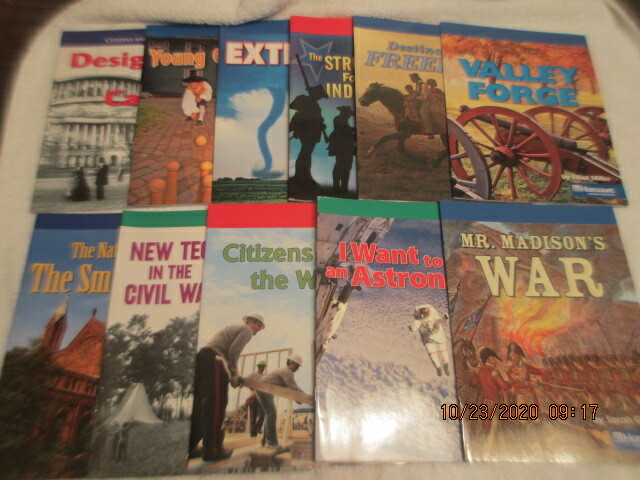 BRAND NEW BOOK Lot Harcourt Readers Elementary School HOMESCHOOL Non-Fiction