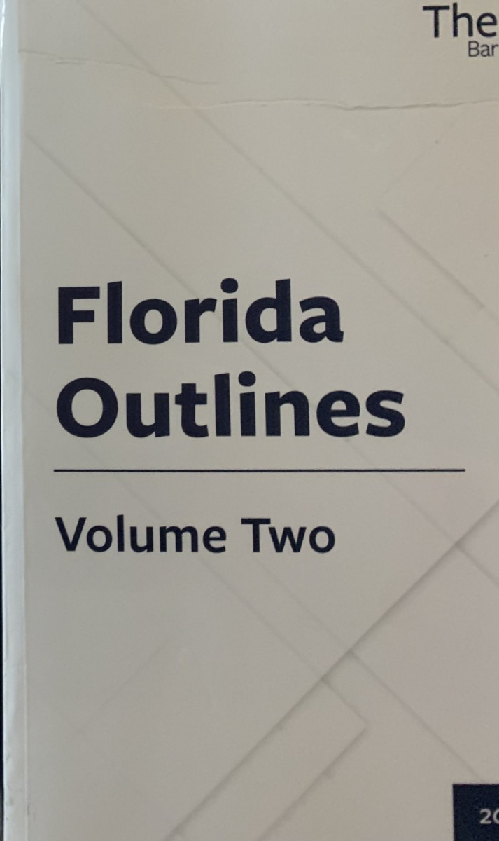 2025 2026 Themis FLORIDA OUTLINES Volume 2 Bar Exam Review Prep + BARBRI + FL +