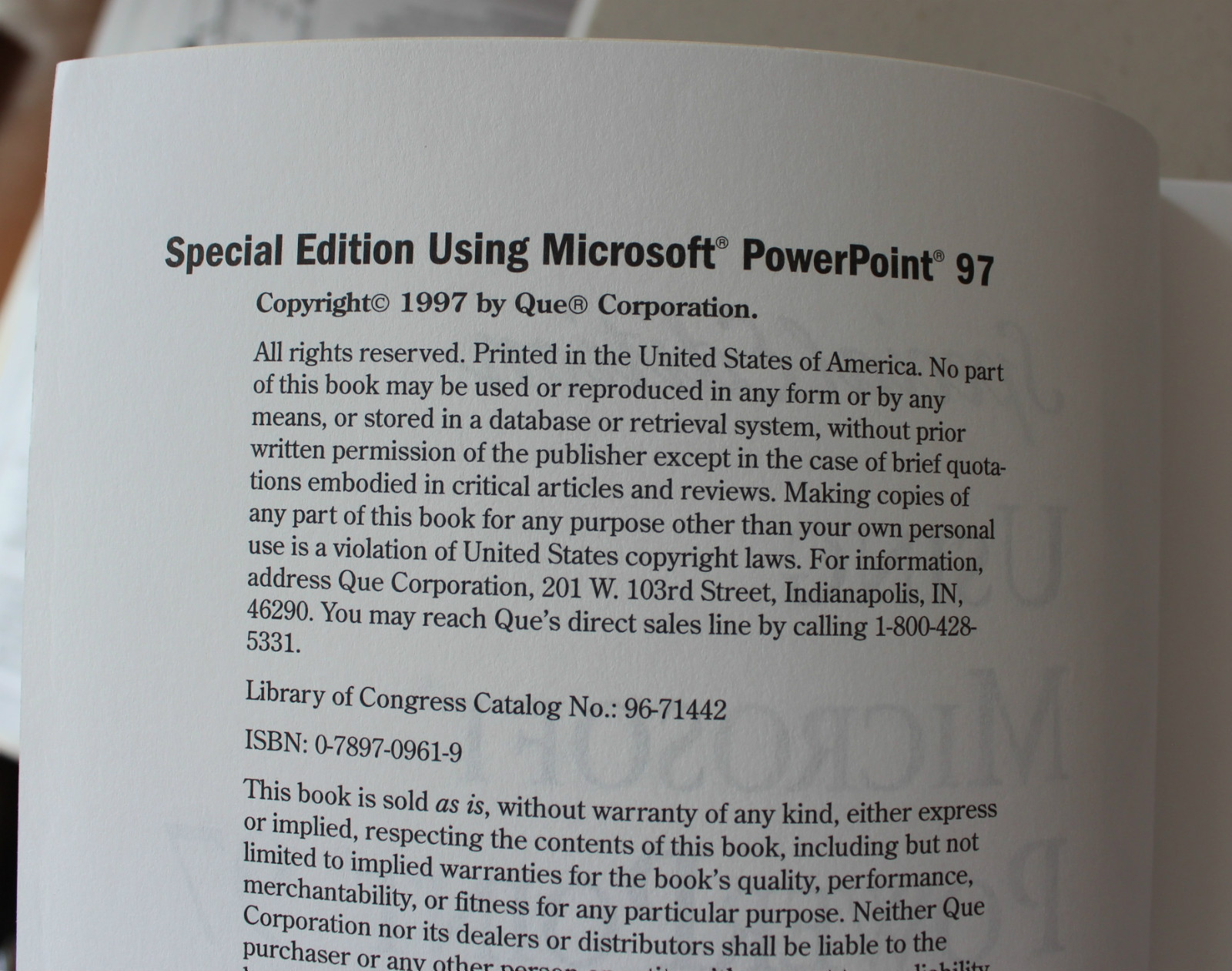 Using Microsoft Power Point 97 Special Edition 1997 L#420