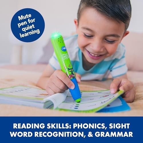 Interactive Learning Book for Kids – Reading & Math Skills, Ages 5+, Homeschool
