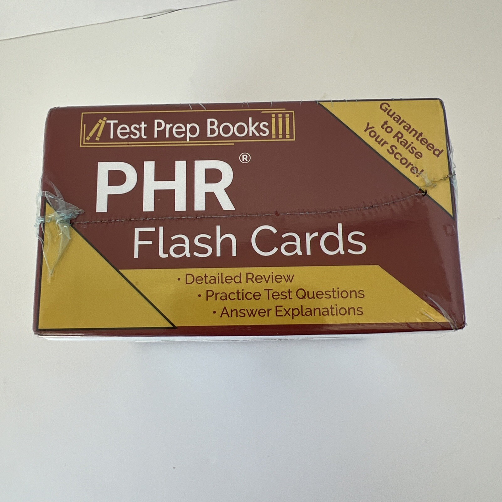 PHR Certification Flash Cards by Test Prep Books – New / Sealed in Box