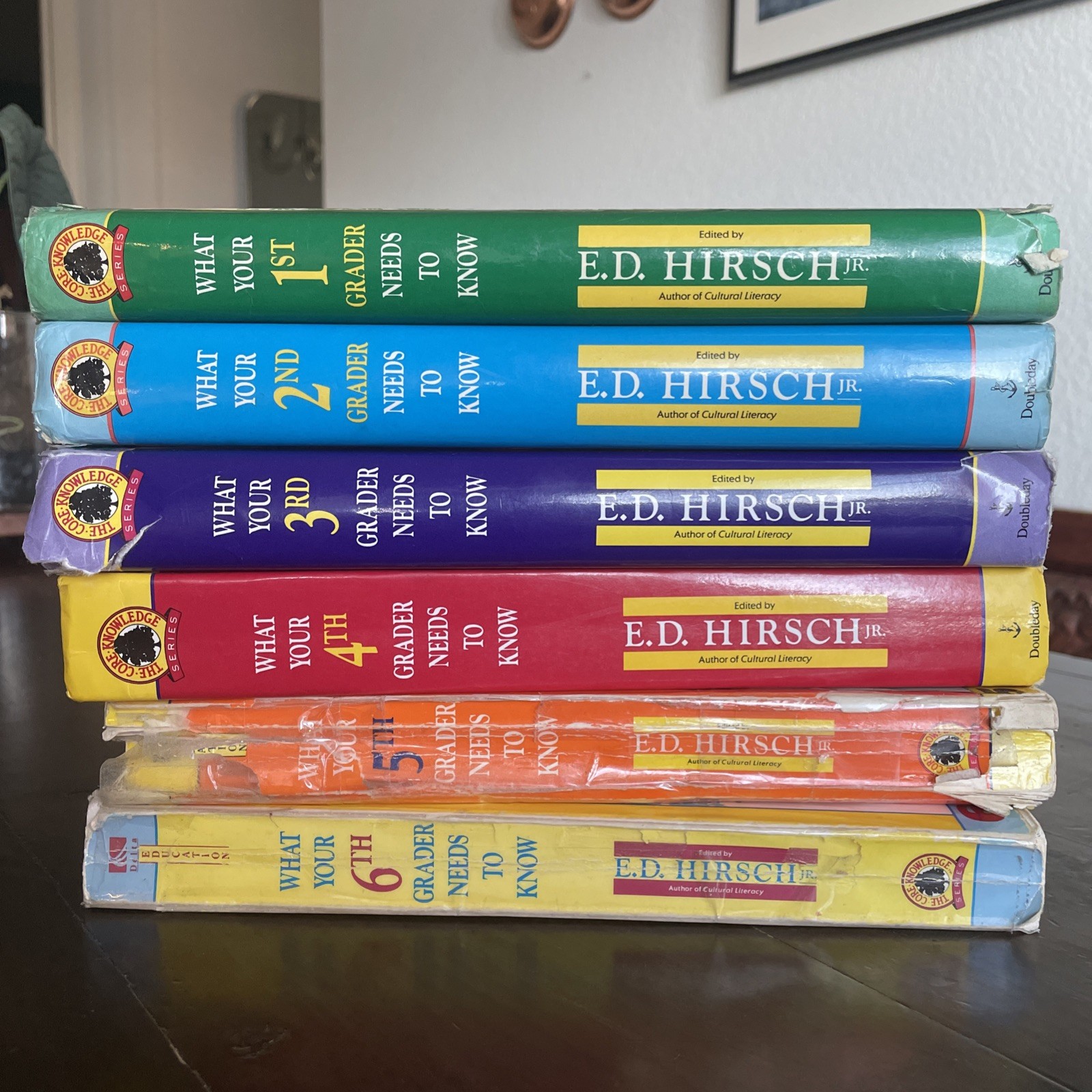 Set of 1-6 What Your Grader Needs To Know Book Set 1st-6th Hirsch