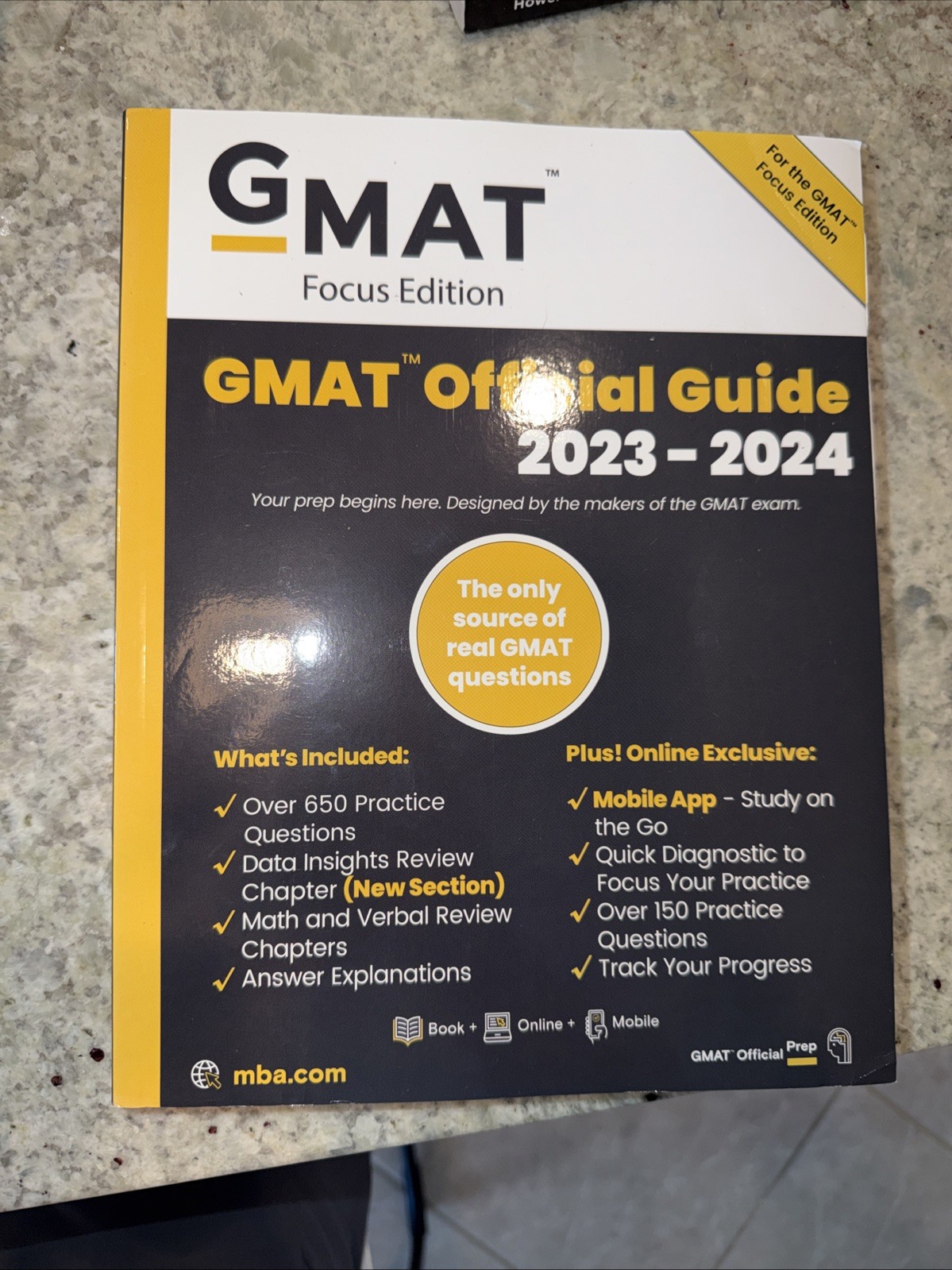 GMAT Official Guide 2023-2024 Bundle Focus Edition (4 books) by GMAC