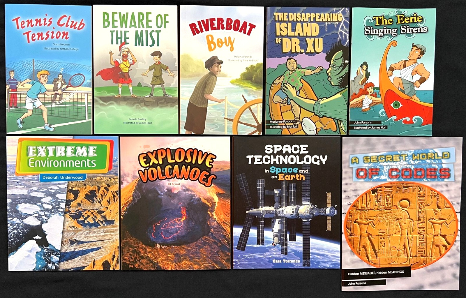 5th – 6th Grade – RIGBY – Level V – STUDENT READERS (9 Books) (2020)