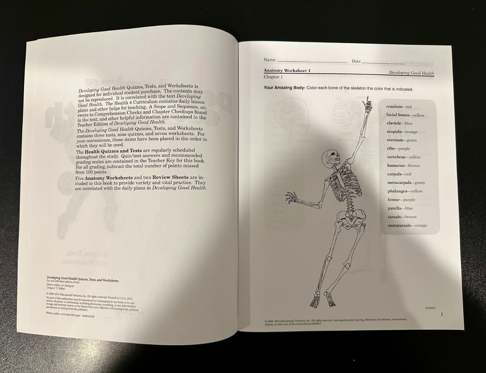 ABEKA Developing Good Health 3rd Edition Bundle (Student Text, Answer Key, etc)