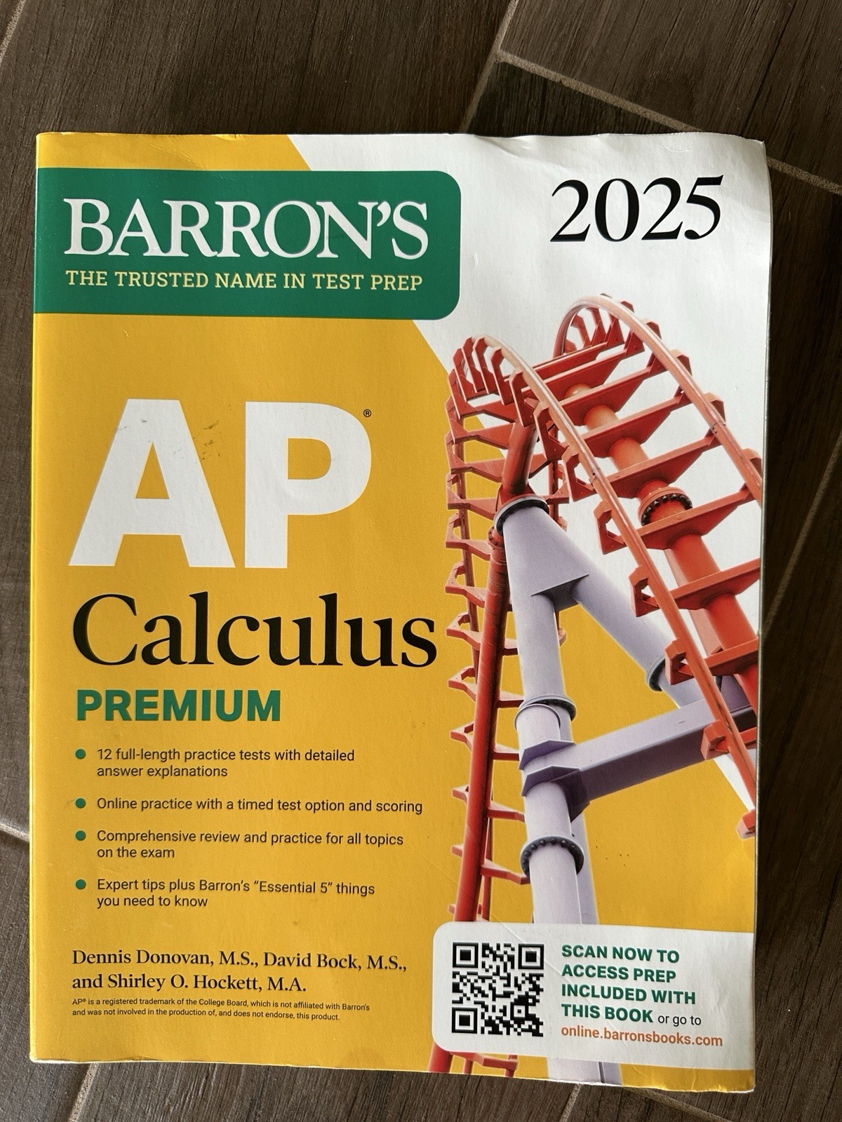 Barron’s AP Calculus by Dennis Donovan David Bock and Shirley O. Hockett (2025)