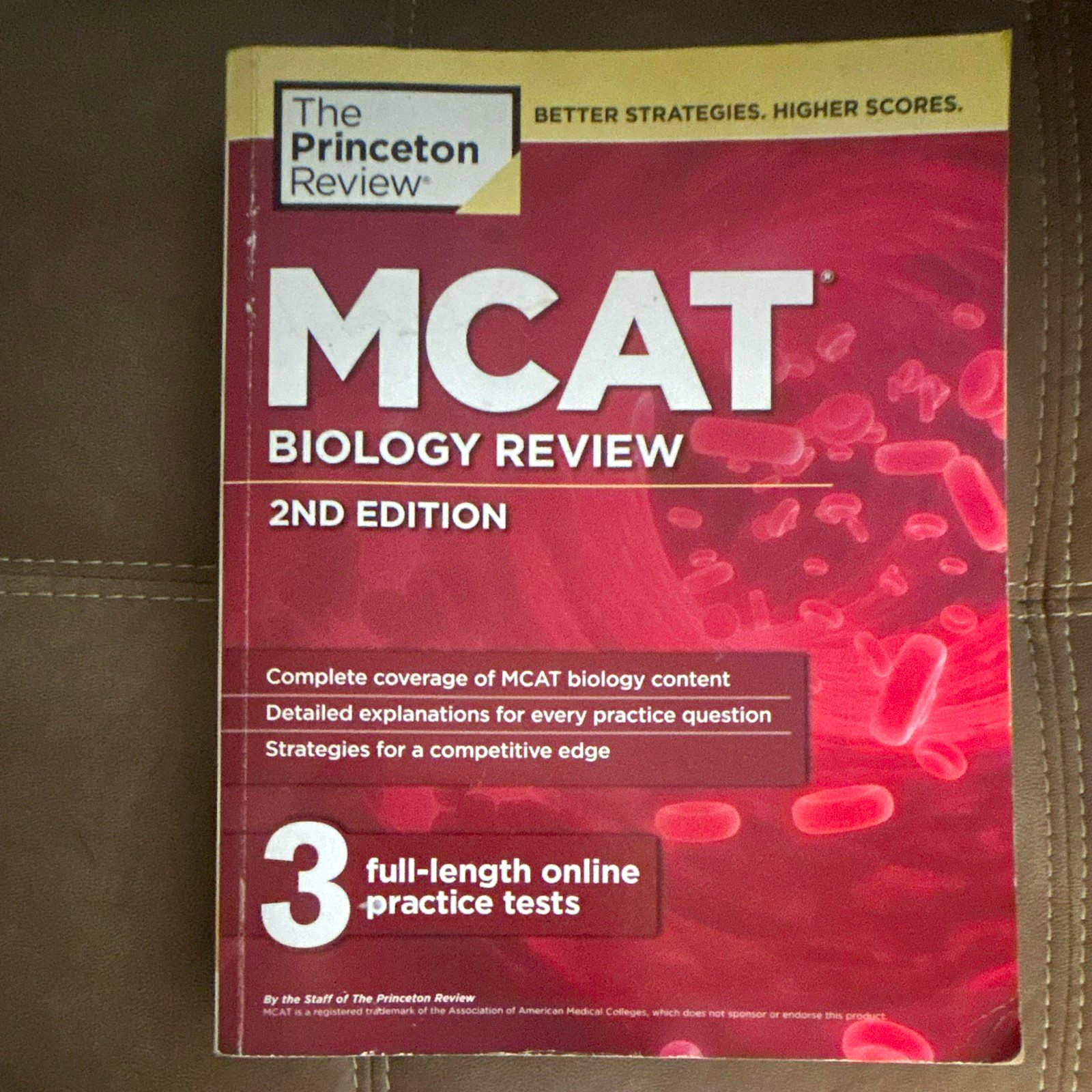 Princeton Review MCAT Biology Review 2nd Edition Paperback Test Prep