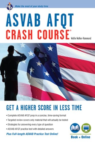 ASVAB Afqt Crash Course Book + Online by Wallie Walker-Hammond: Used