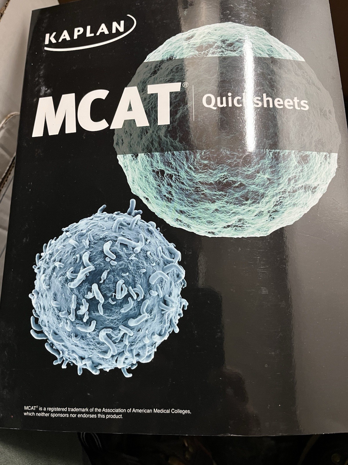 Kaplan MCAT Quick Sheets Study Guide Book Exam Preparation English