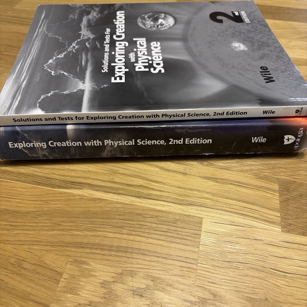 Apologia Exploring Creation Physical Science 2nd Ed Textbook + Solutions Tests
