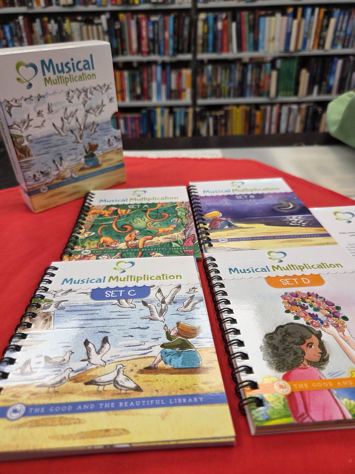The Good And The Beautiful Library Musical Multiplication Math 4 Volume Set