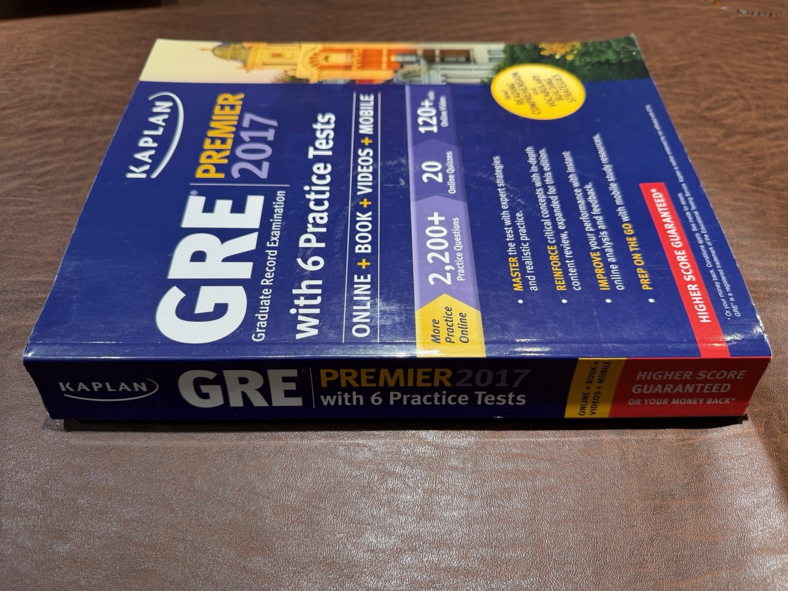 USED Kaplan GRE Premier 2017 Study Guide