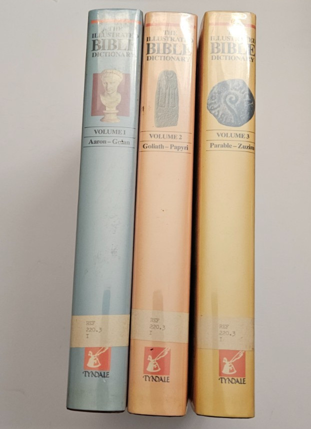 The Illustrated Bible Dictionary Vol. 1, 2, 3: Complete Set of 3 Hardcover Books