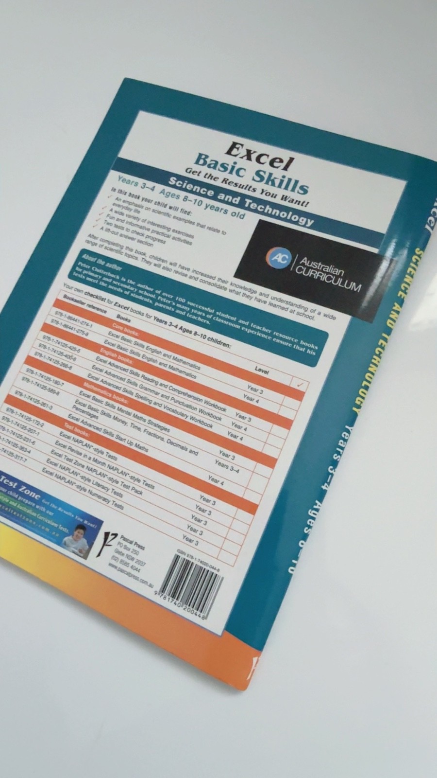Excel Basic Skills Science and Technology 3-4 Years Age 8-10 Exercise Book