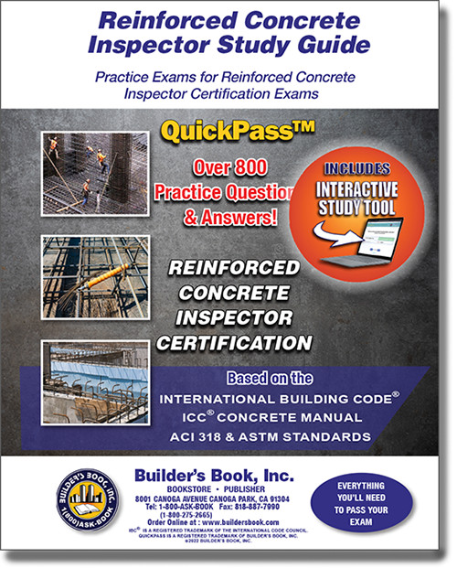 Reinforced Concrete Inspector QuickPass Study Guide with Interactive Program