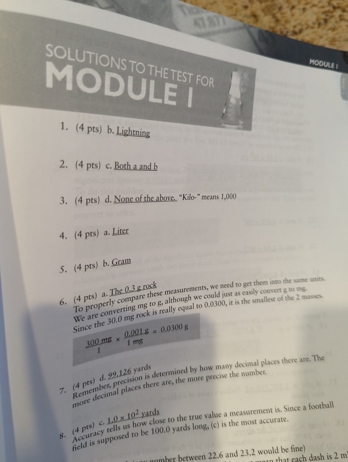 Apologia Solutions & TESTS for Exploring Creation with Chemistry 3rd Edition