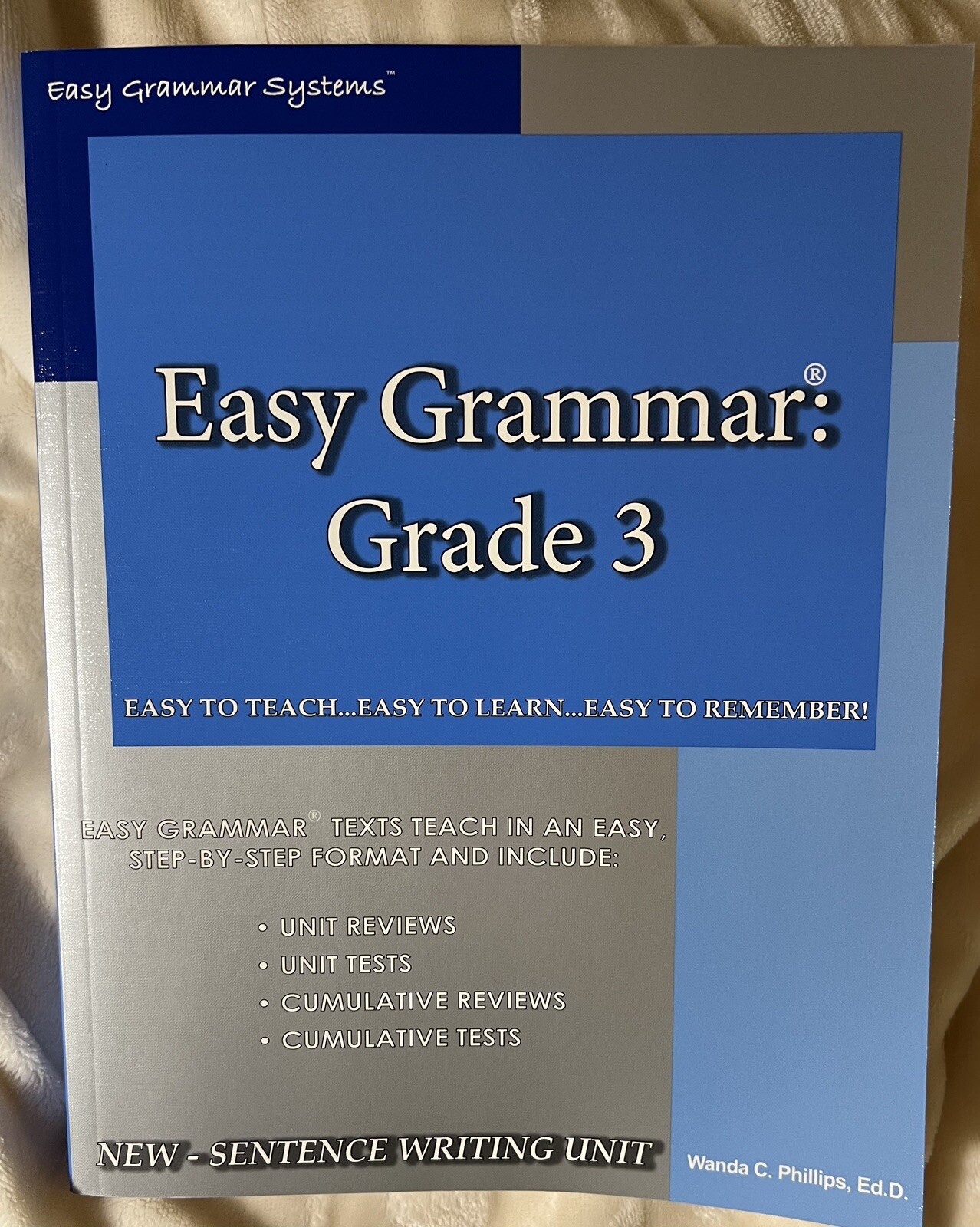 Easy Grammar Systems: GRADE 3, Teaching Text & Workbook in One *HOMESCHOOL* NEW!