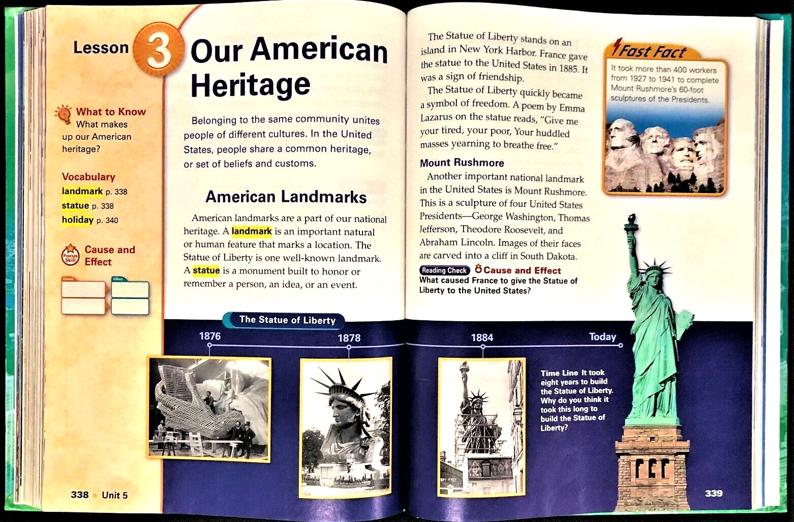 3rd – SOCIAL STUDIES – OUR COMMUNITIES (Student Textbook) (2010, Harcourt)