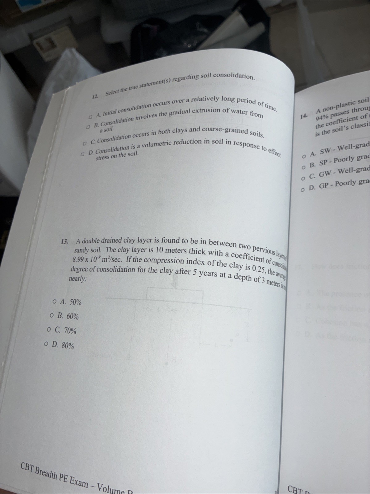 Civil PE Practice Exam Bundle -Breadth, Practice problems Tests 2021-2022