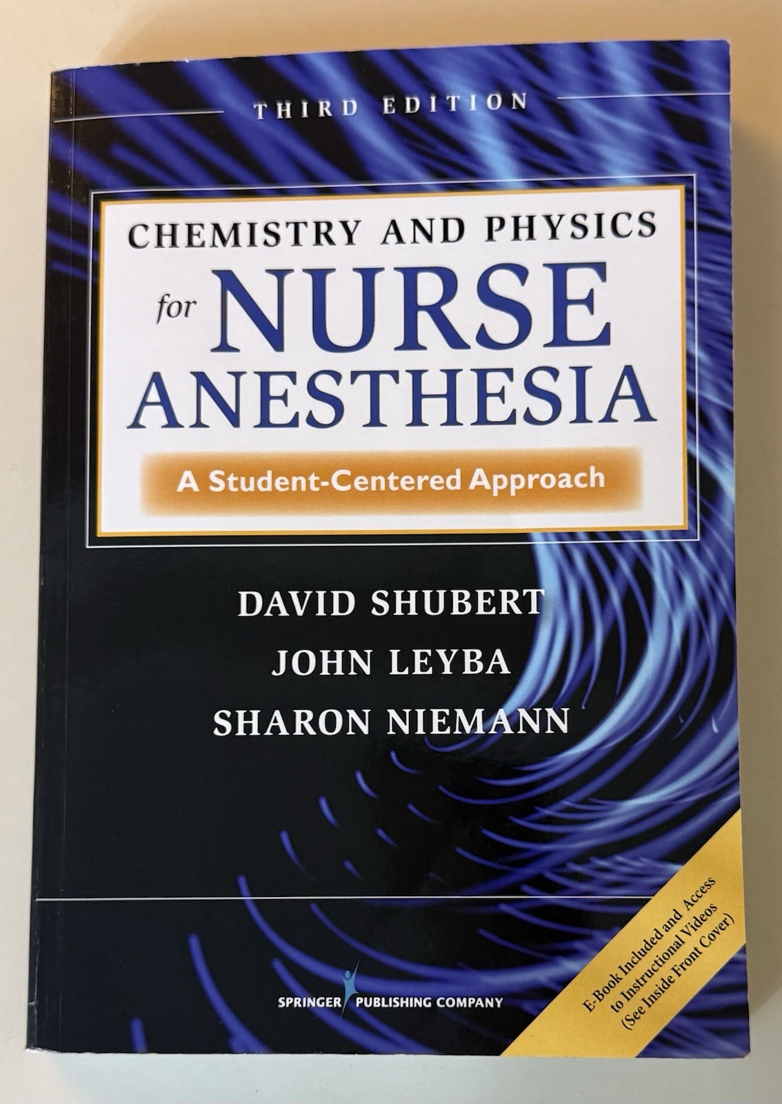 Chemistry And Physics For Nurse Anesthesia 3rd Edition – David Shubert
