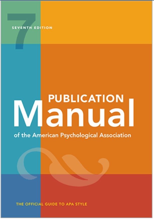 Publication Manual (Official) 7th Edition of the American Psychological Associat