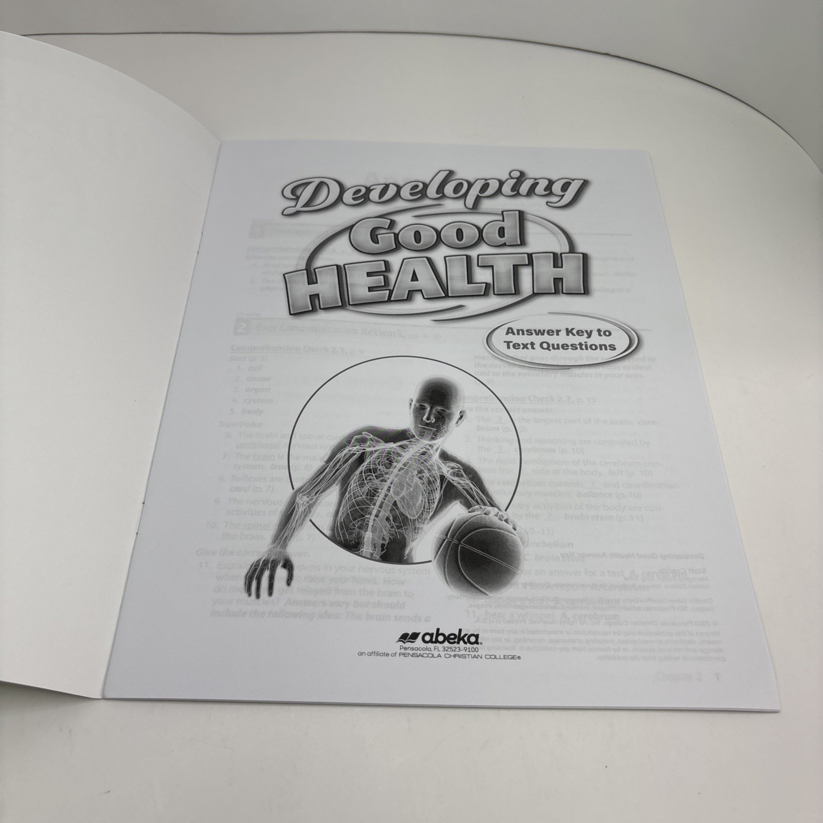 Developing Good Health – Answer Key to Text Questions – Grade 4 – Abeka
